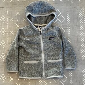 Patagonia Toddler Better Sweater Gray Zip Up